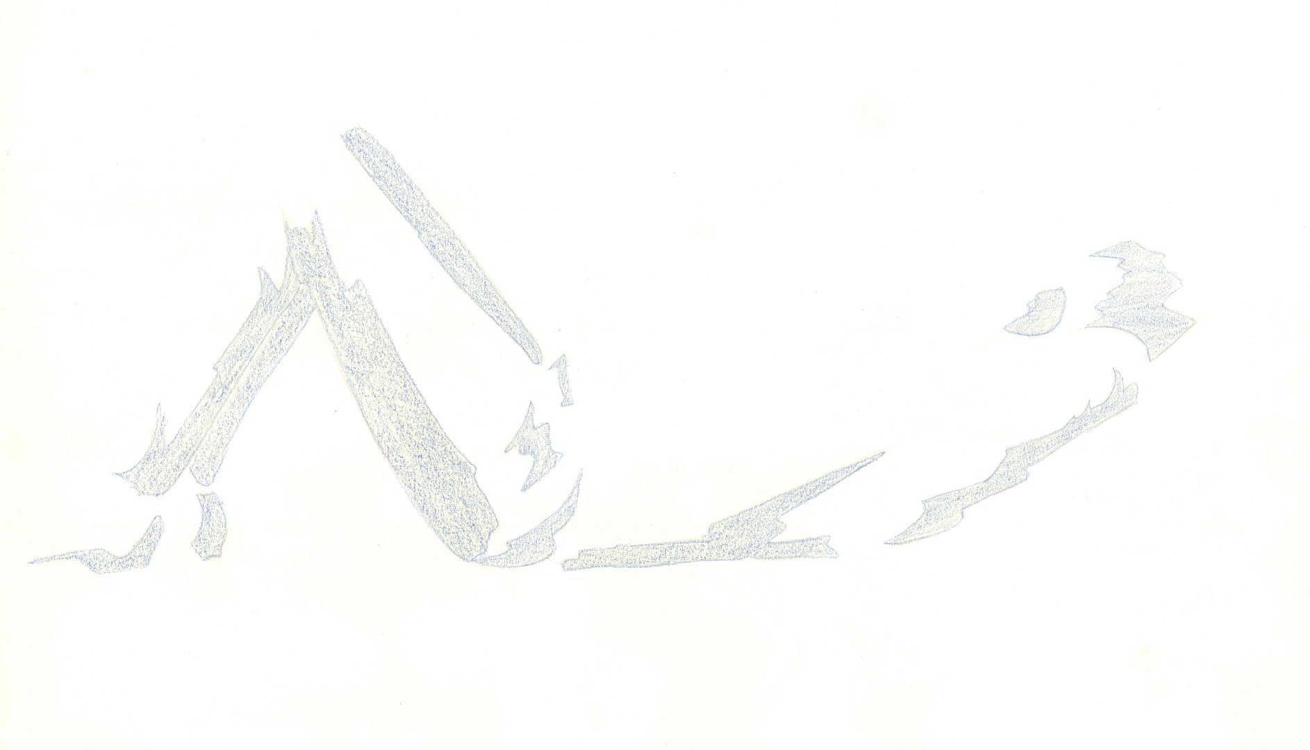 étude          crayon    27 x 36cm    1971