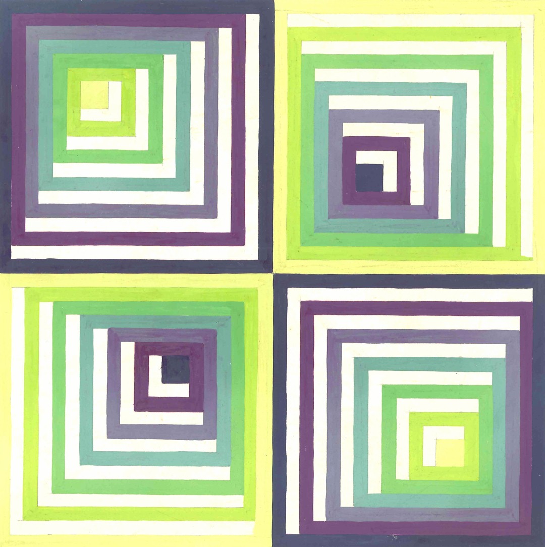 S.T.          gouache    20 x 20 / 27 x 36cm    1972