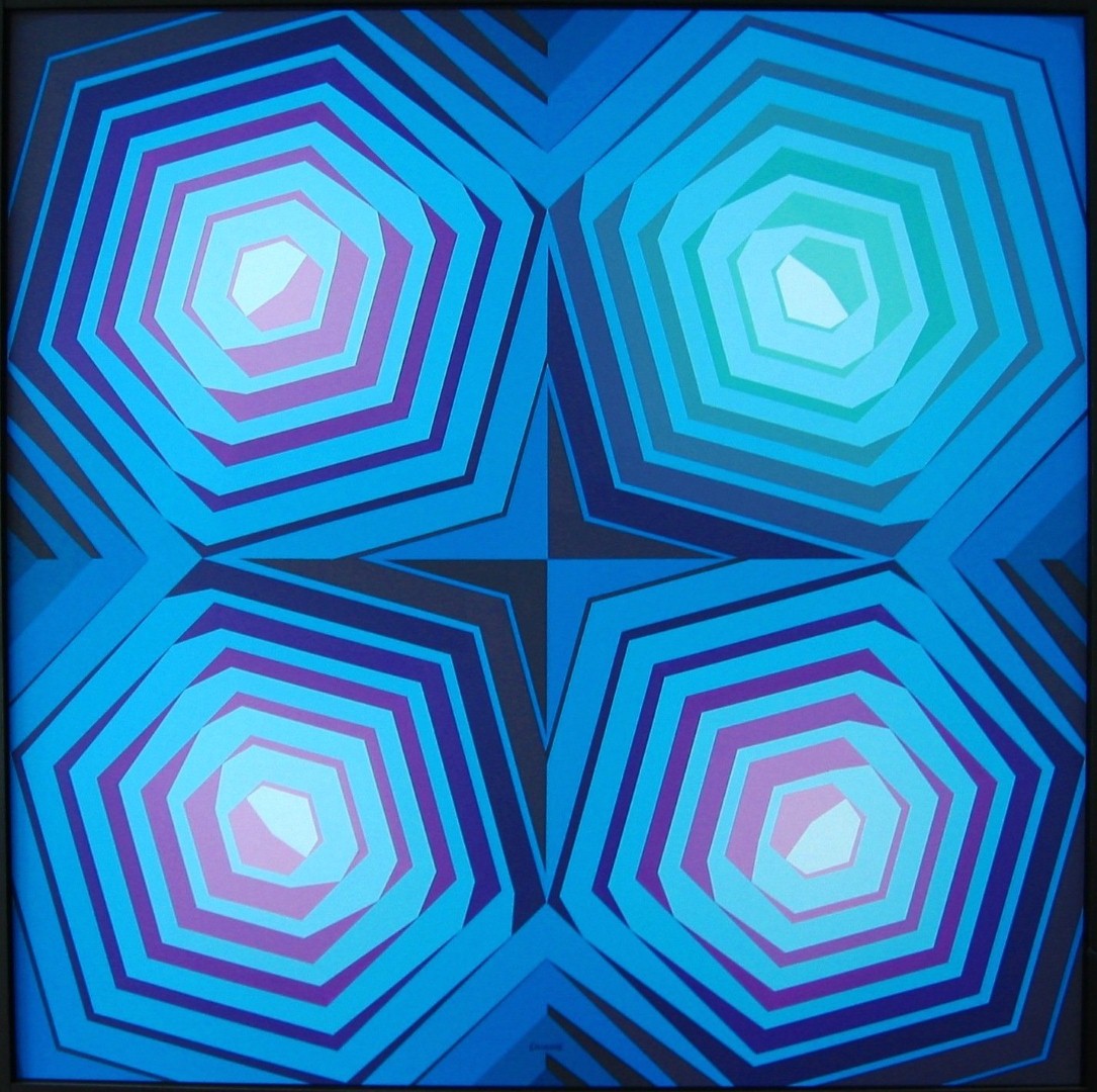 HEXRA-1          acrylique sur panneau    120 x 120cm    2010